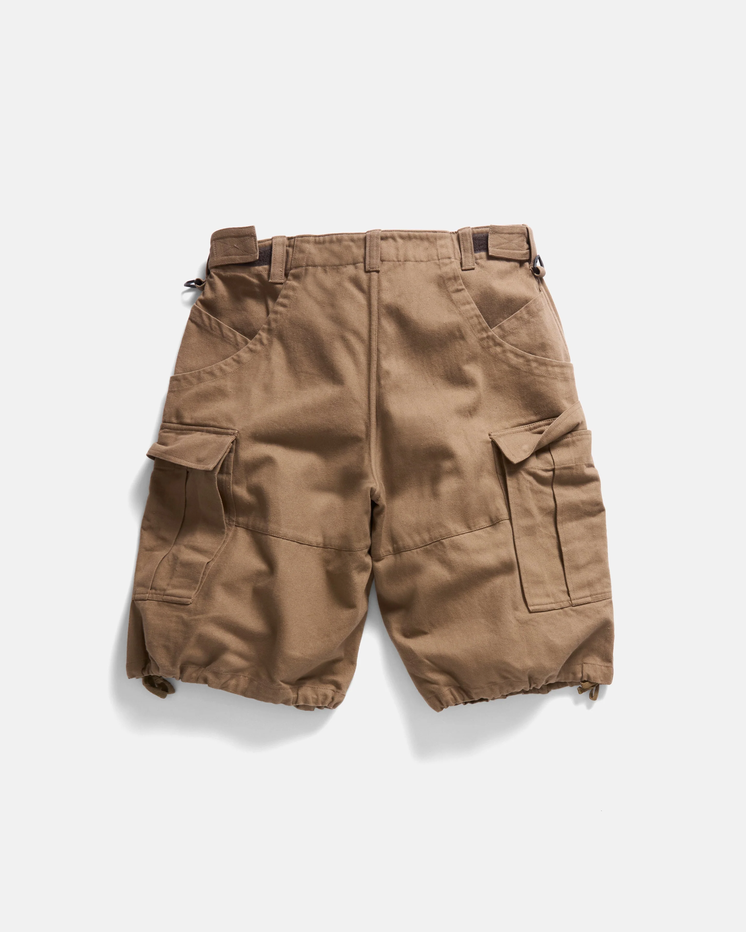 TAC CARGO SHORT - BRITISH KHAKI HEAVY COTTON TWILL - Image 5