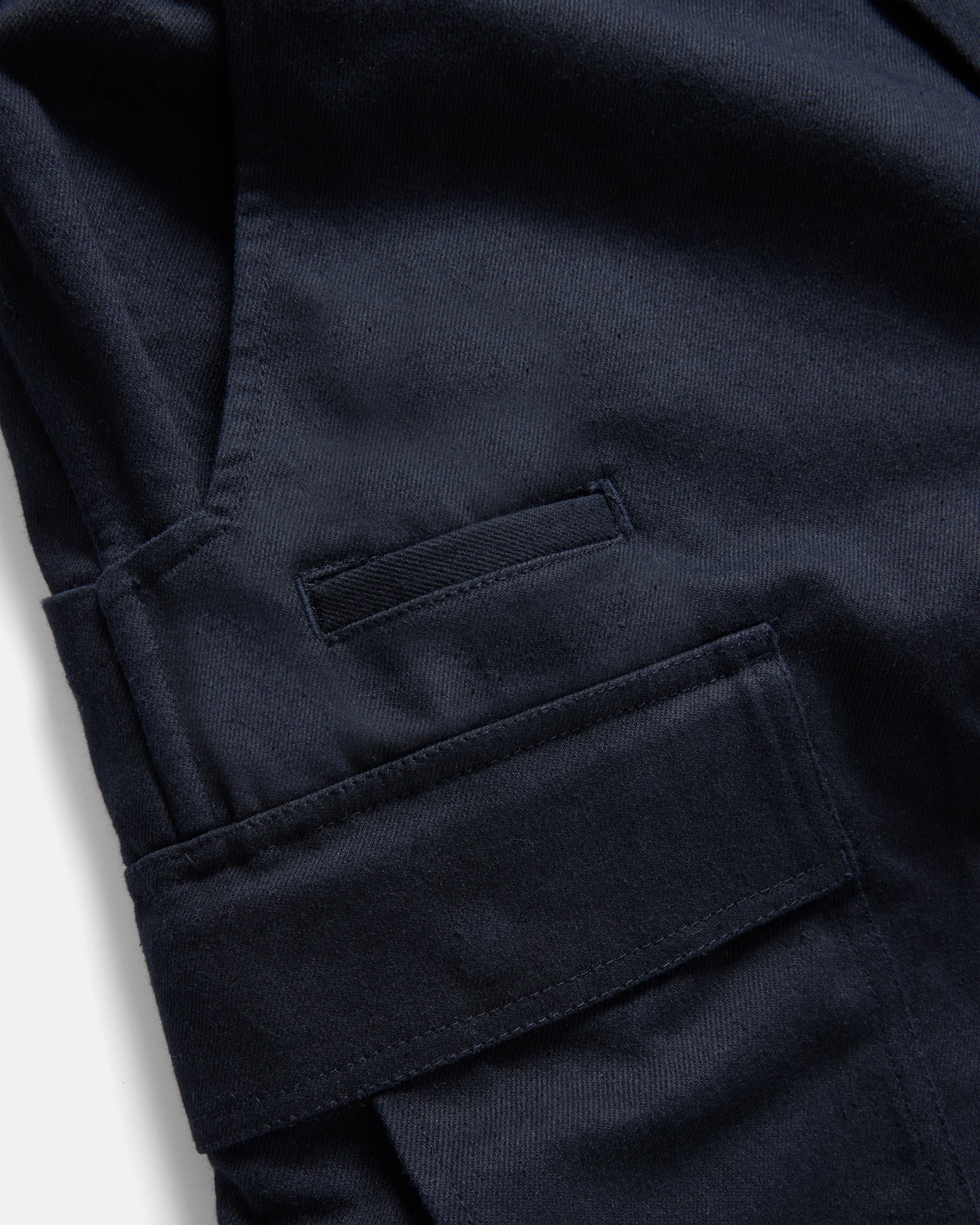 TAC CARGO SHORT - MIDNIGHT NAVY HEAVY COTTON TWILL - Image 4