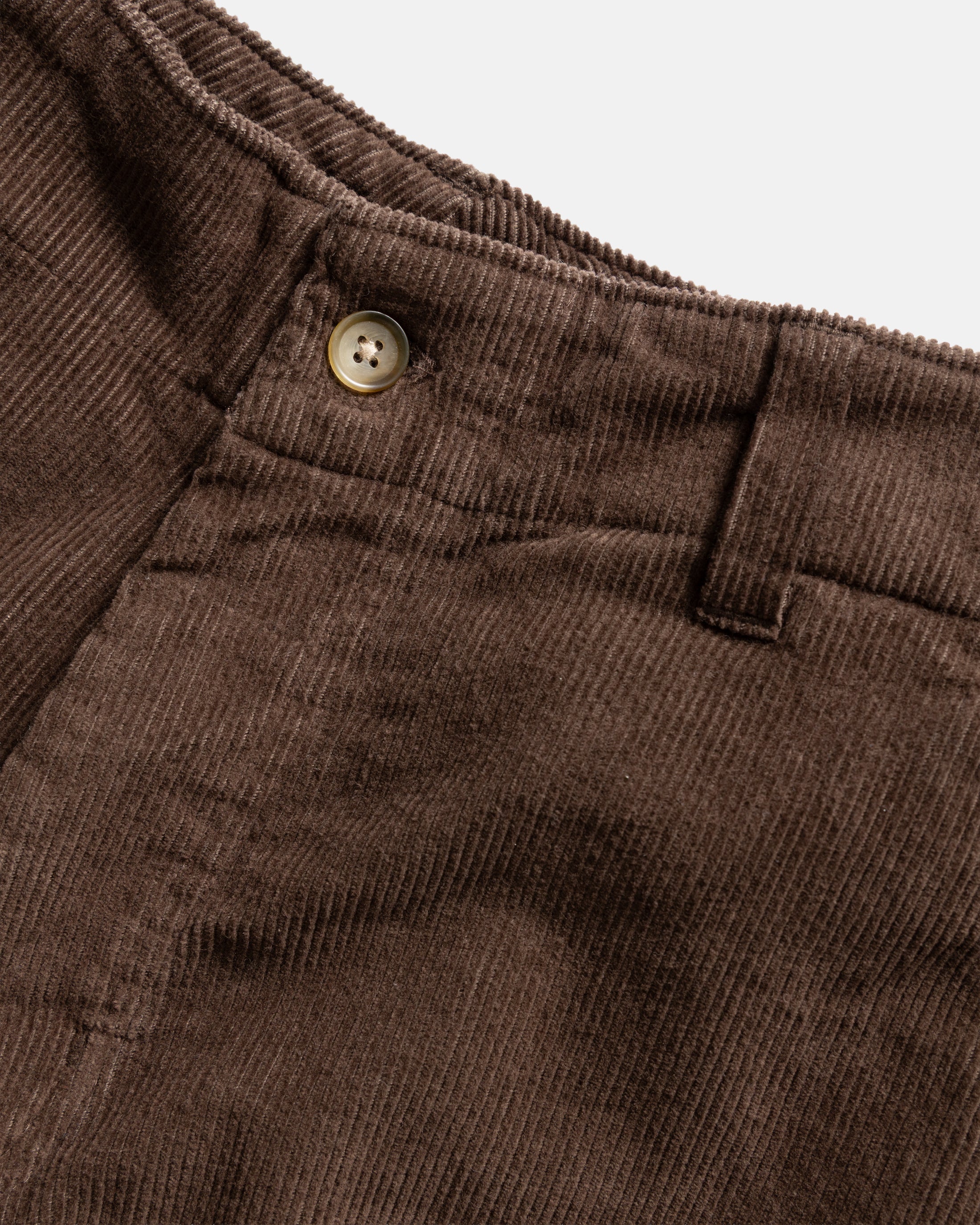 TAC UTILITY CARGO PANT - FONDENTE BROWN COTTON CORDUROY - Image 3