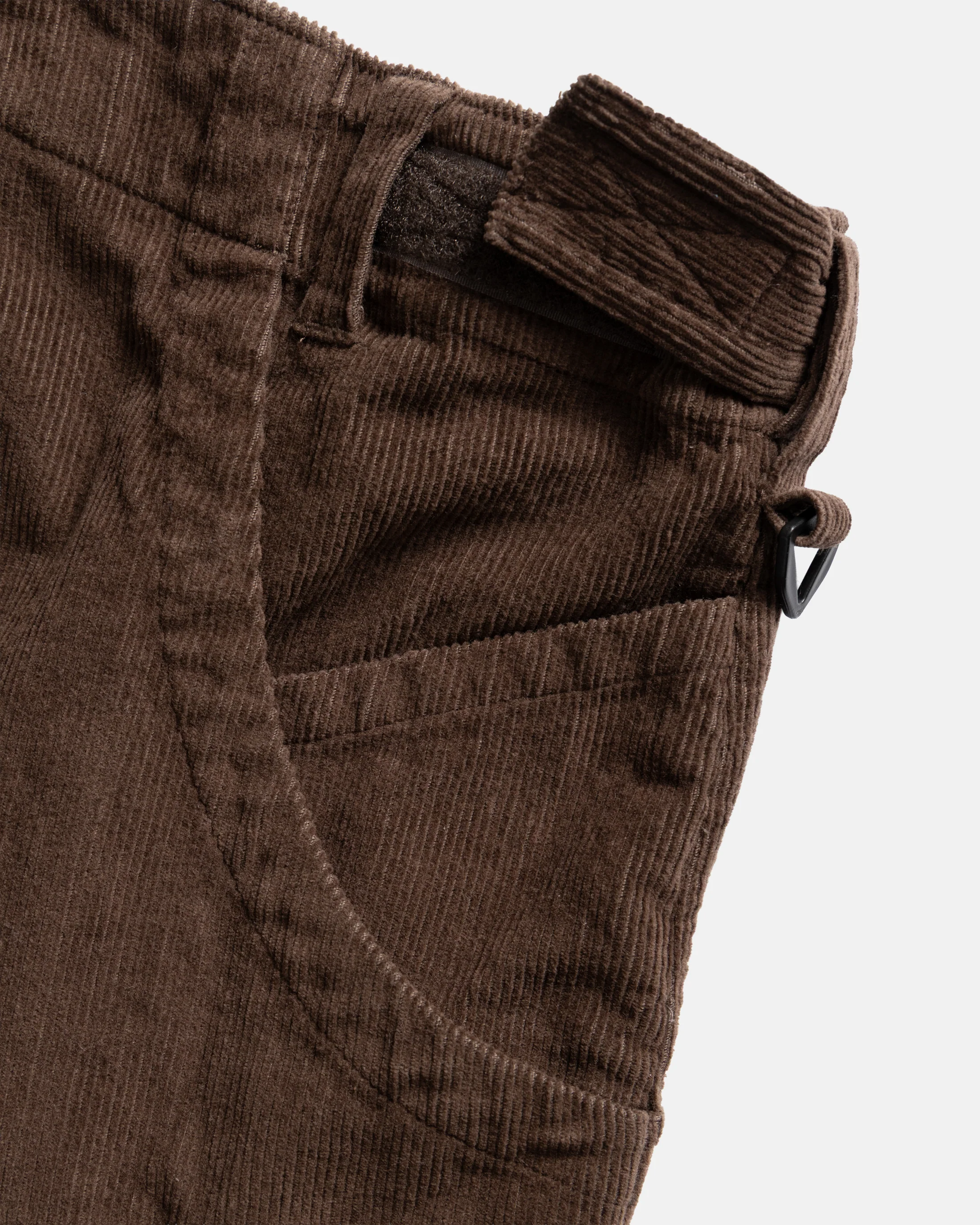 TAC UTILITY CARGO PANT - FONDENTE BROWN COTTON CORDUROY - Image 7