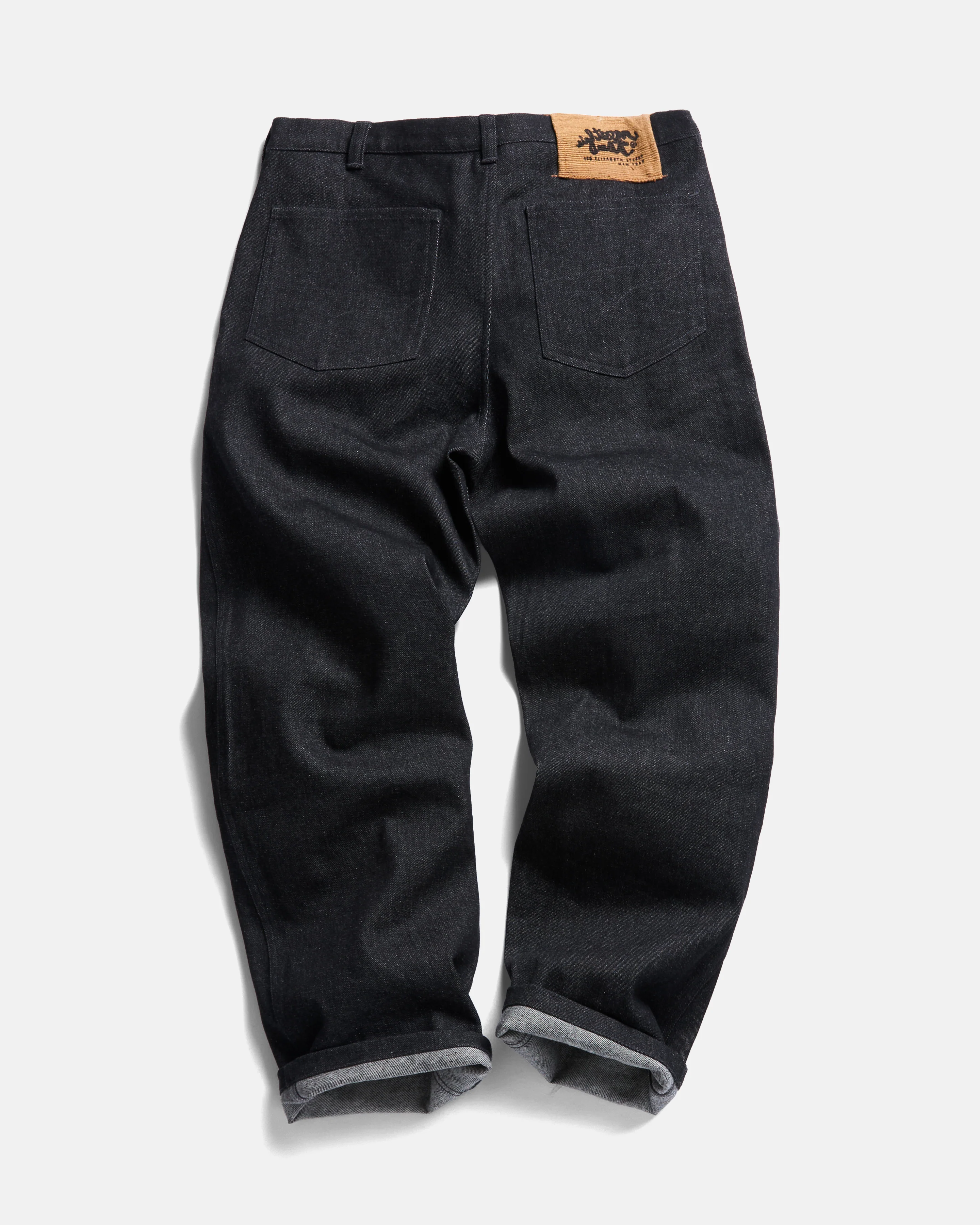 TENNER 5 POCKET JEAN - BLACK 13oz INDIAN RAW DENIM - Image 4