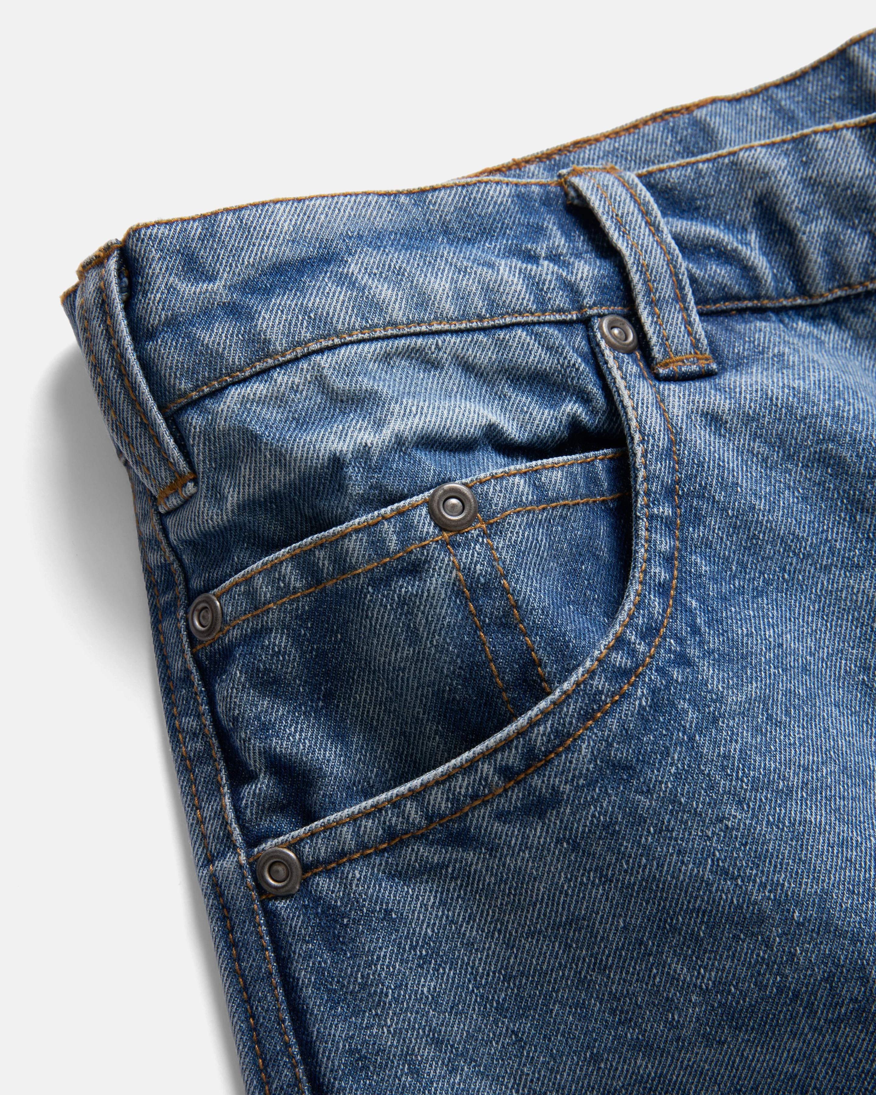 TENNER FIVE POCKET JEANS - 13 oz. MID-WASH DENIM - Image 2