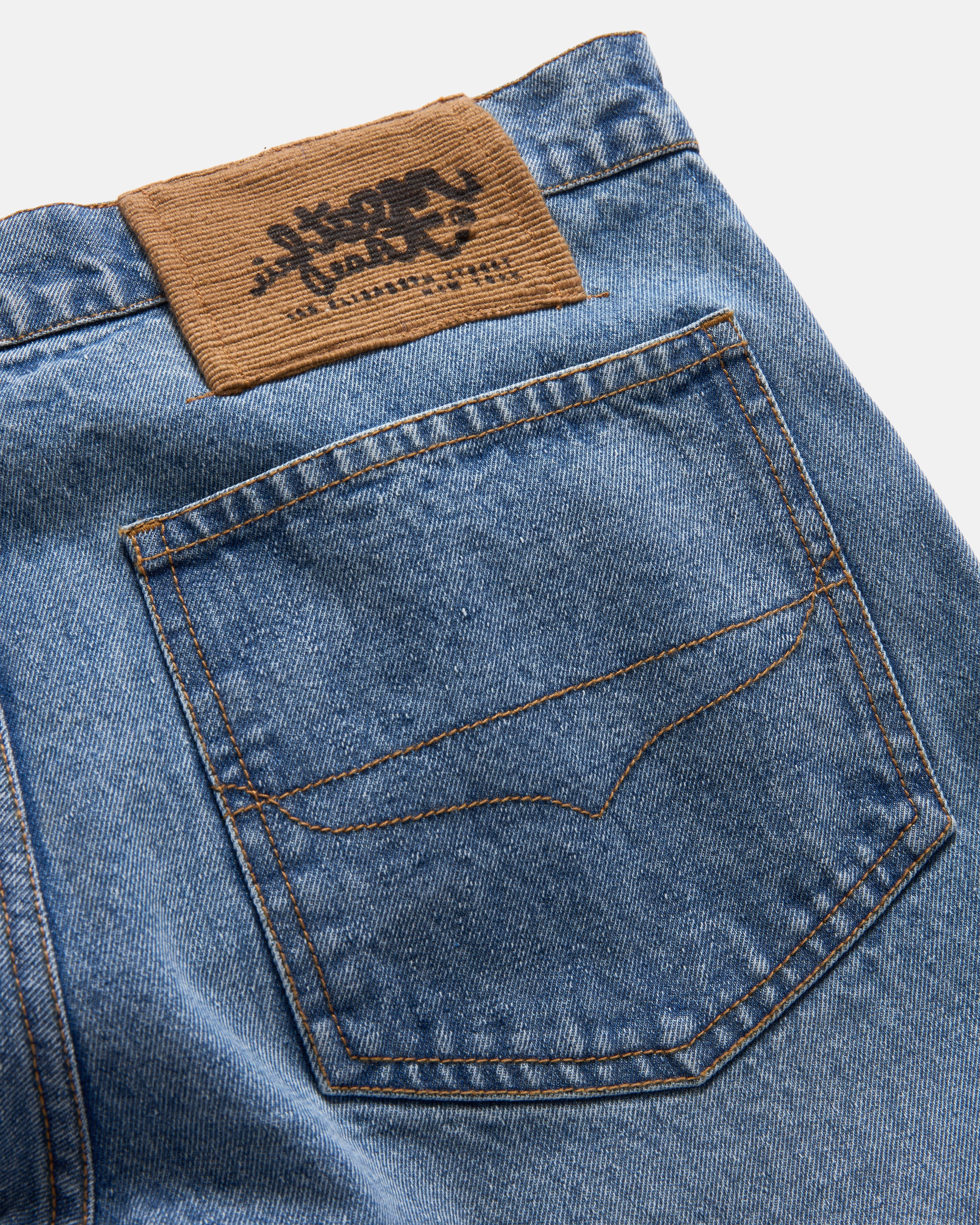 TENNER FIVE POCKET JEANS - 13 oz. MID-WASH DENIM - Image 5