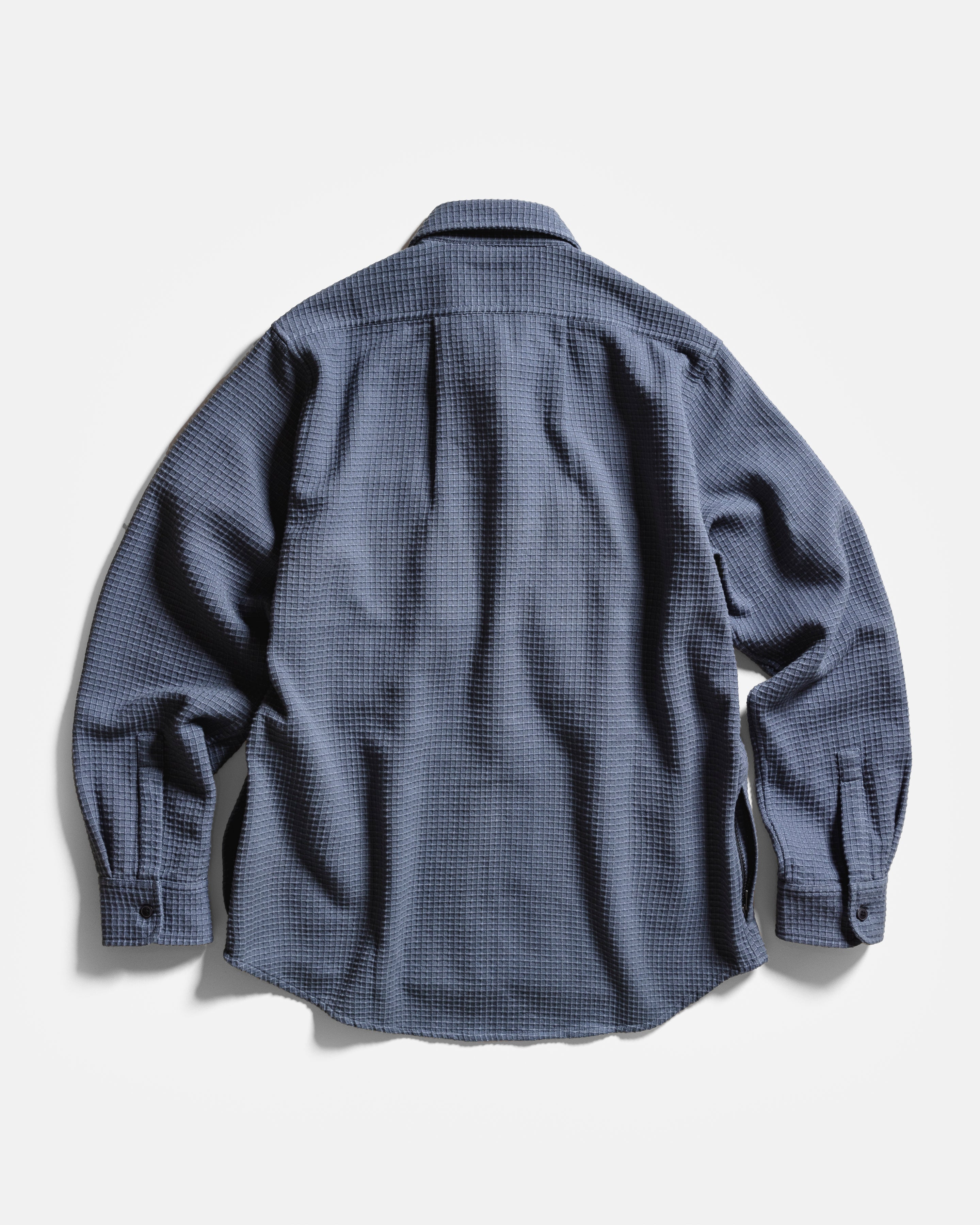 TIZI MOUNTAIN SHIRT - TURBULENCE BLUE EXPLODED RIPSTOP COTTON - Image 7