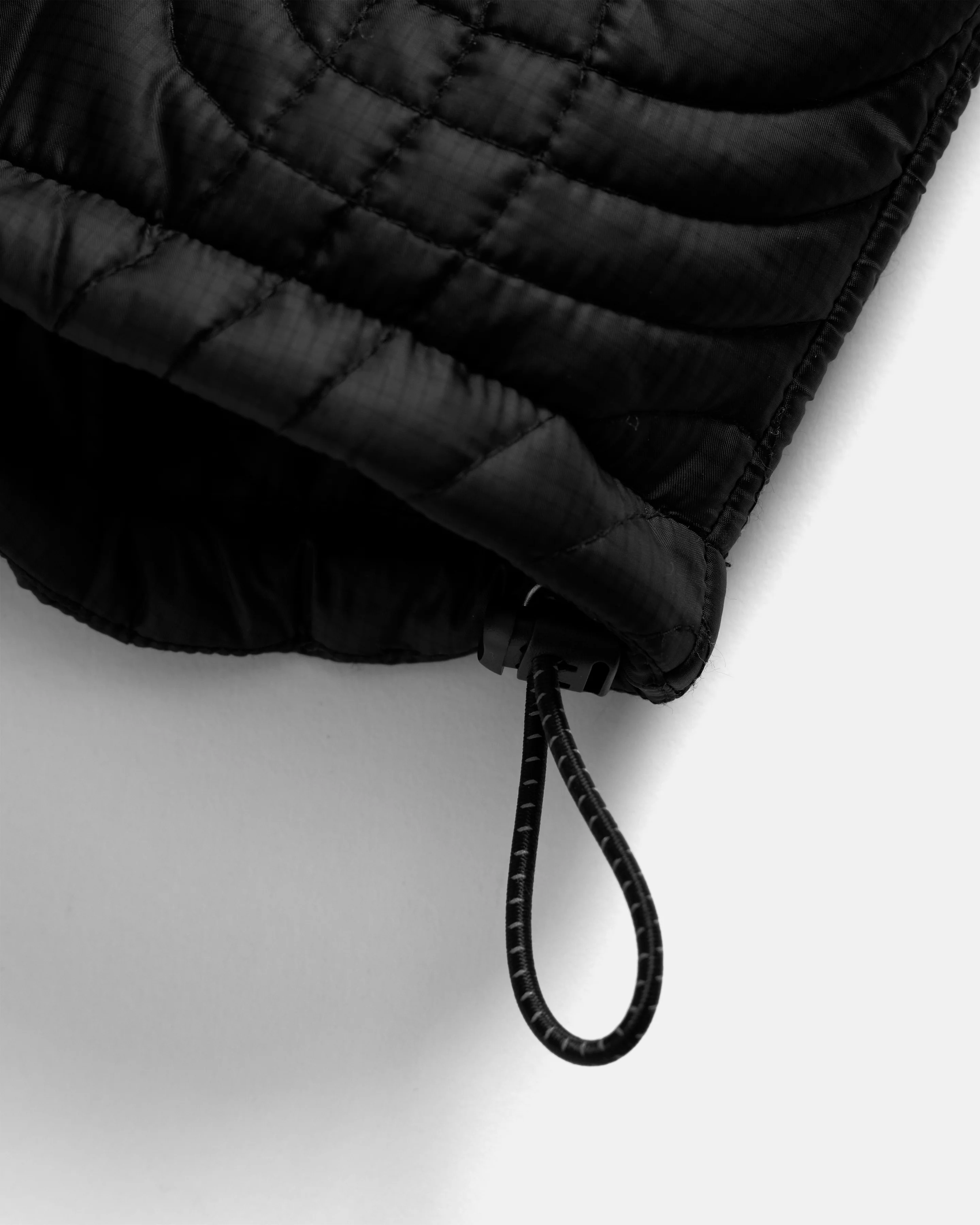 TRACKS QUILTED JACKET - BLACK FLYWEIGHT NYLON RIPSTOP - Image 6