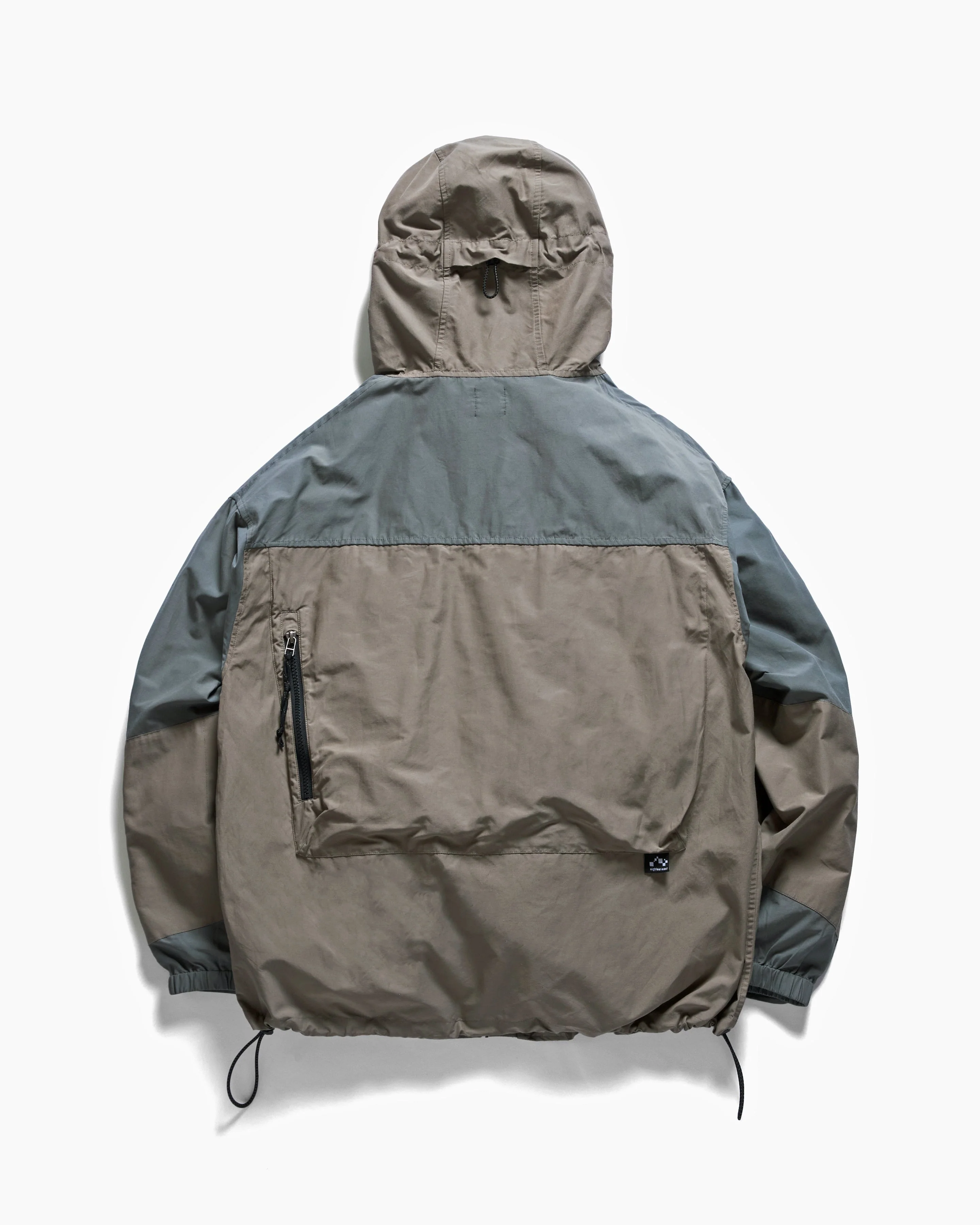 CASCADE OUTDOOR PROTECTION SYSTEM HOODED SHELL - BARELY SAGE / BLUESTONE WATER-REPELLENT 60/40 MOUNTAIN CLOTH - Image 10