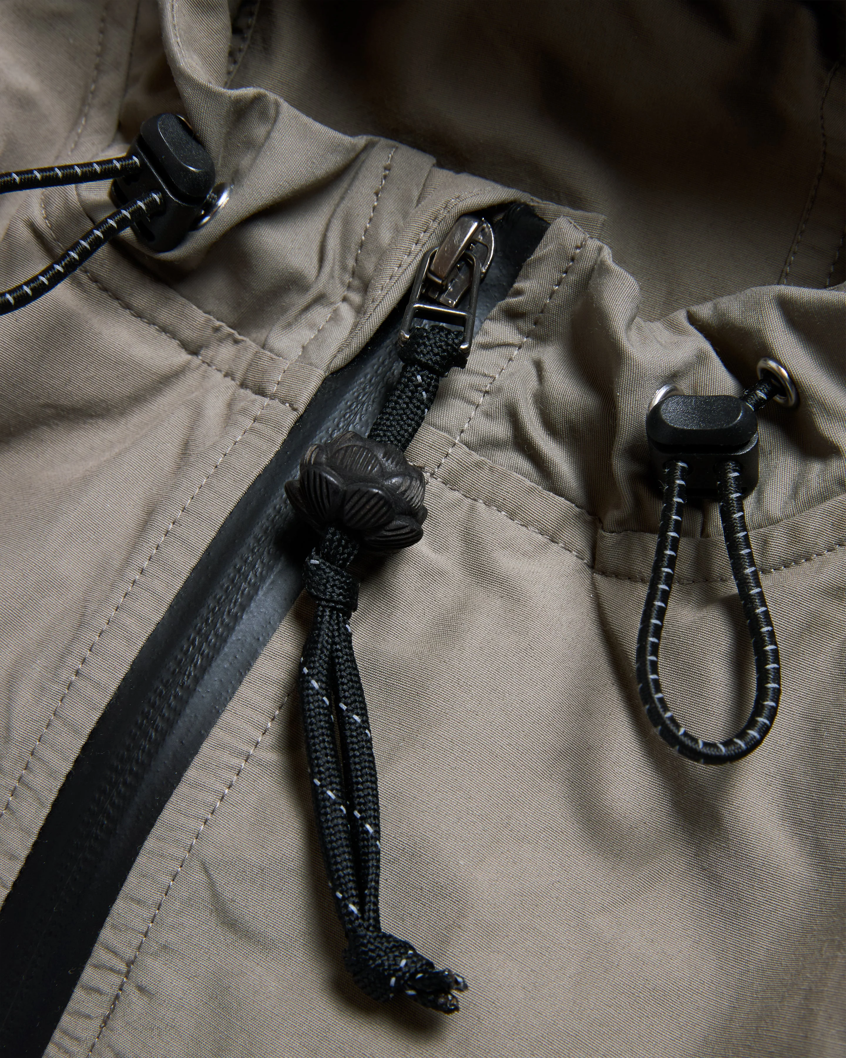 CASCADE OUTDOOR PROTECTION SYSTEM HOODED SHELL - BARELY SAGE / BLUESTONE WATER-REPELLENT 60/40 MOUNTAIN CLOTH - Image 5