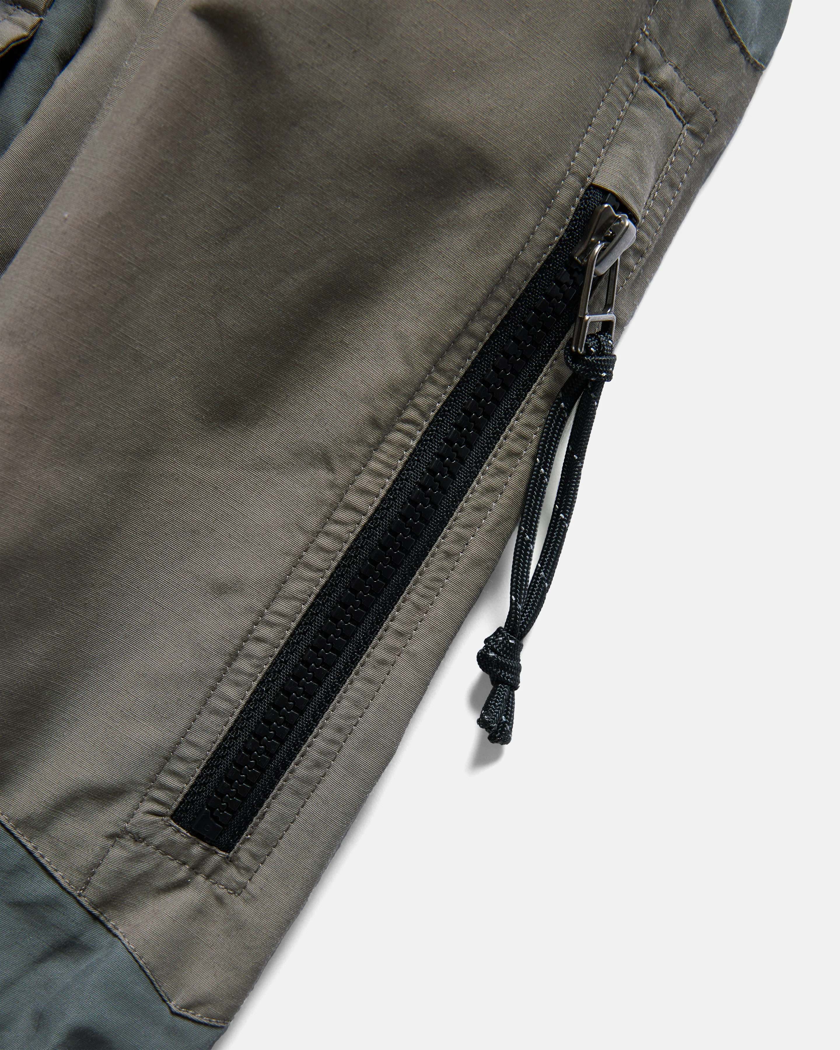 CASCADE OUTDOOR PROTECTION SYSTEM HOODED SHELL - BARELY SAGE / BLUESTONE WATER-REPELLENT 60/40 MOUNTAIN CLOTH - Image 6