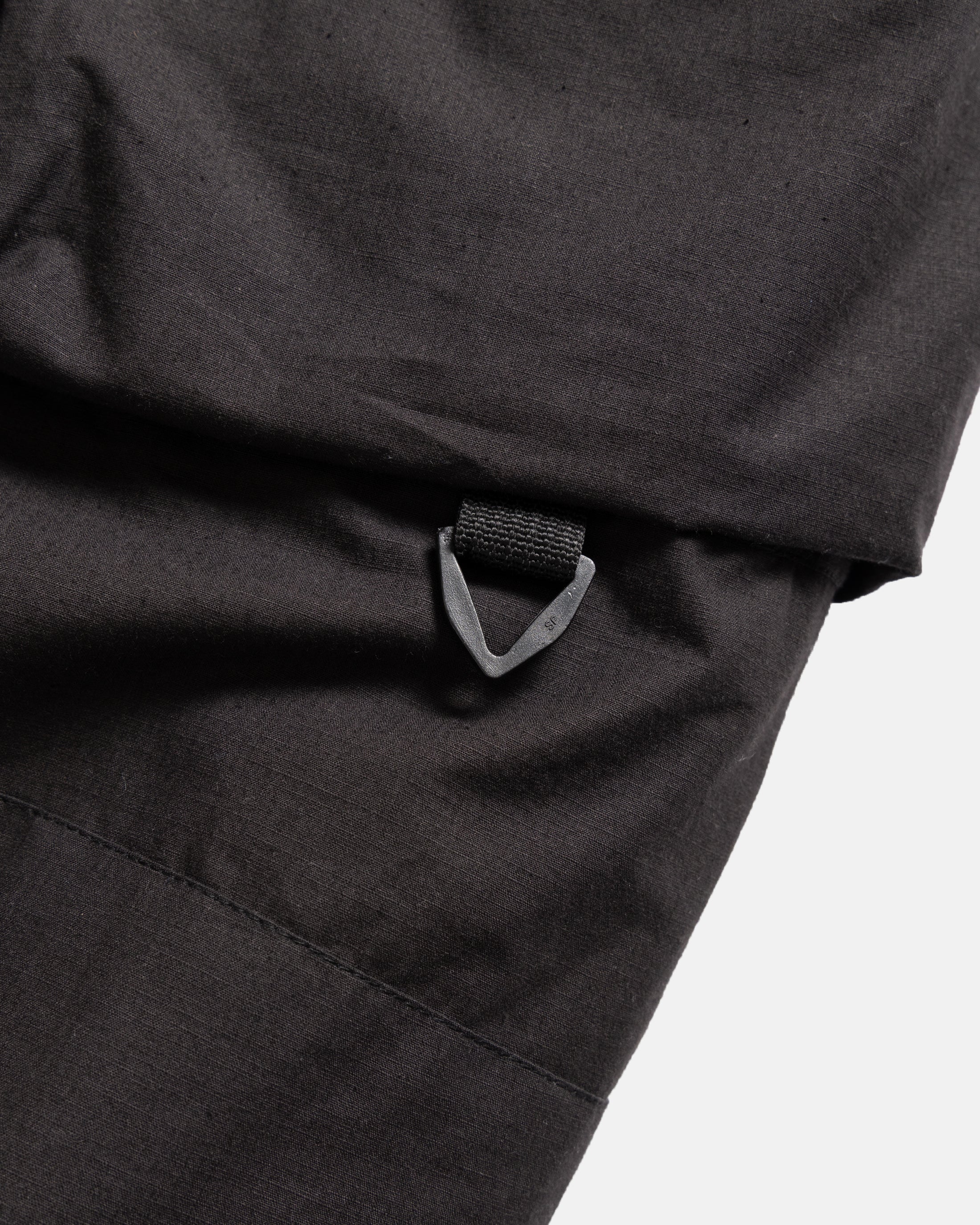 VETTI 2.0 BALLOON PANT - BLACK COTTON MICRORIPSTOP - Image 4