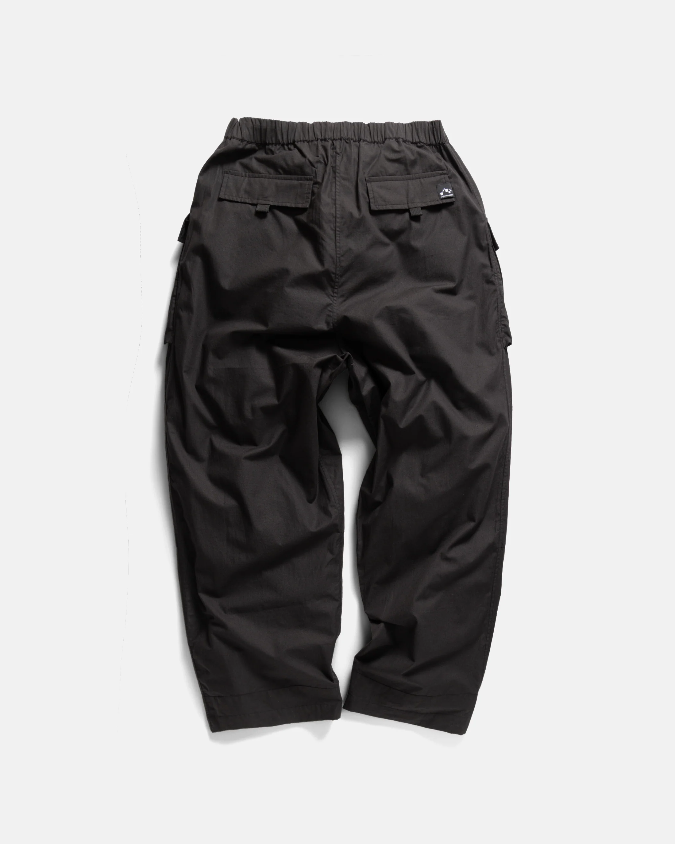 VETTI 2.0 BALLOON PANT - BLACK COTTON MICRORIPSTOP - Image 5