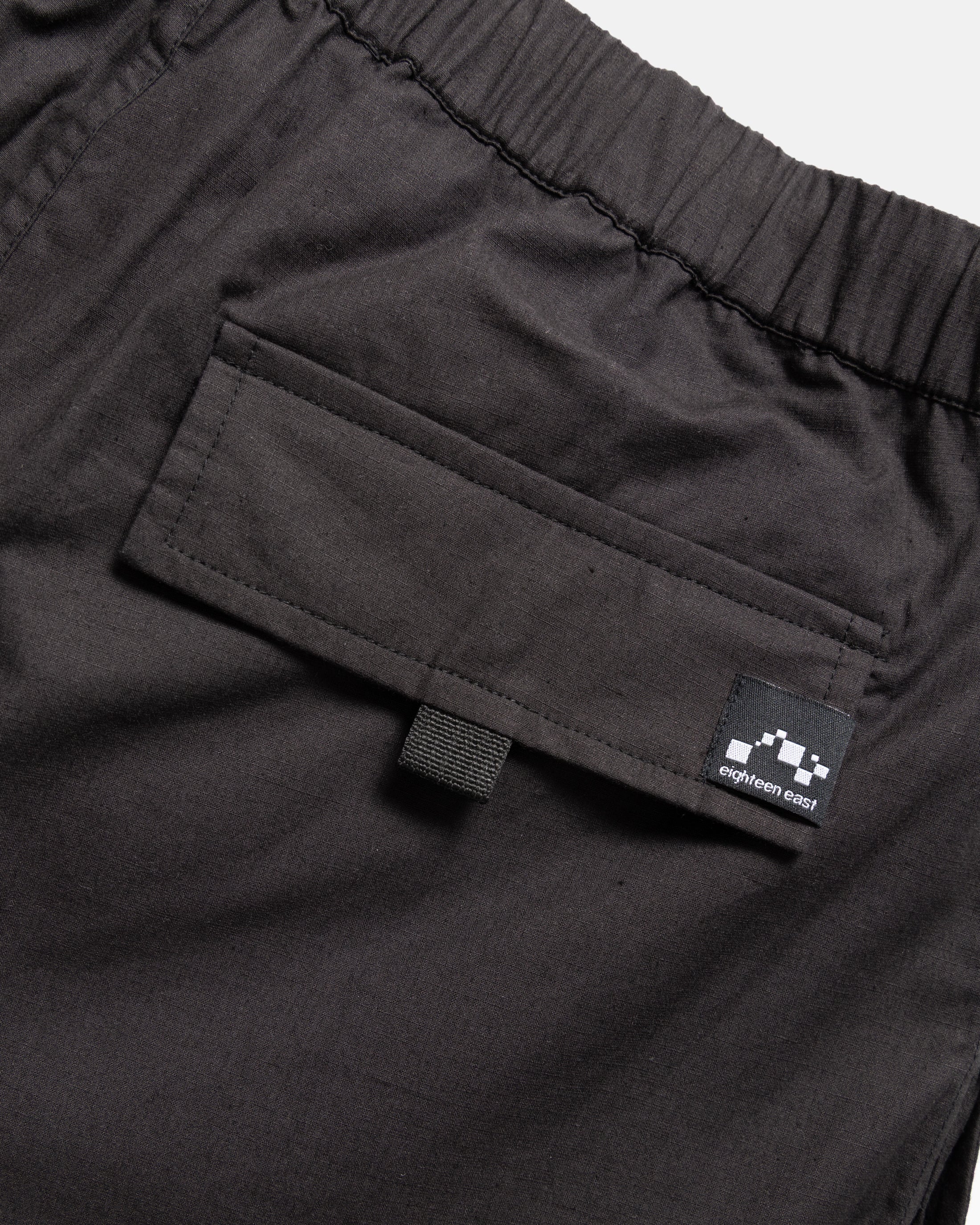 VETTI 2.0 BALLOON PANT - BLACK COTTON MICRORIPSTOP - Image 6