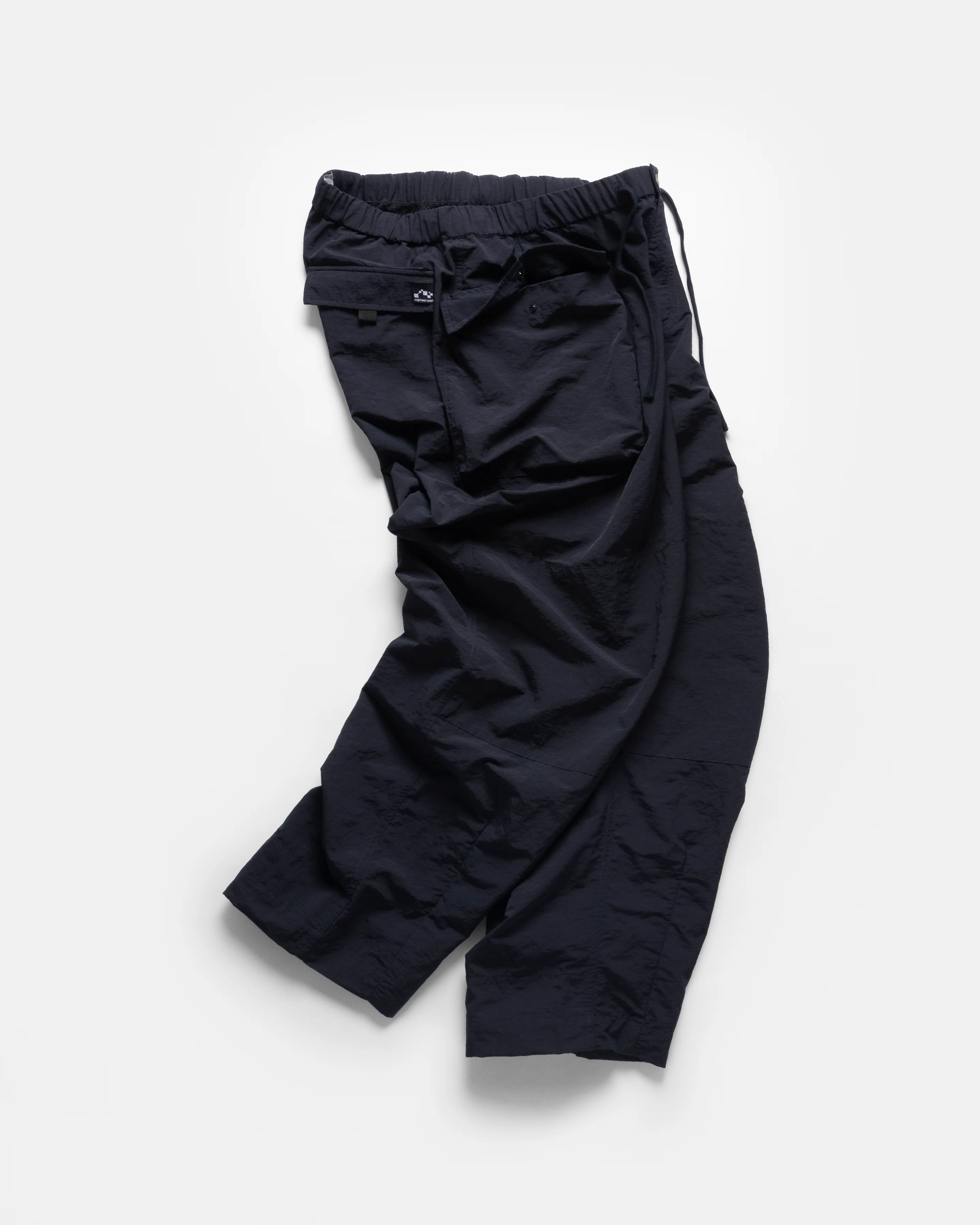 VETTI BALLOON PANT - MIDNIGHT NAVY WATER-REPELLENT NYLON TASLAN - Image 4